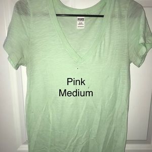 Pink v neck